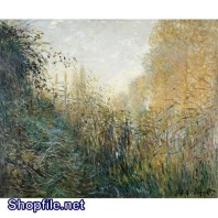 Tranh sơn dầu màu xanh của rừng